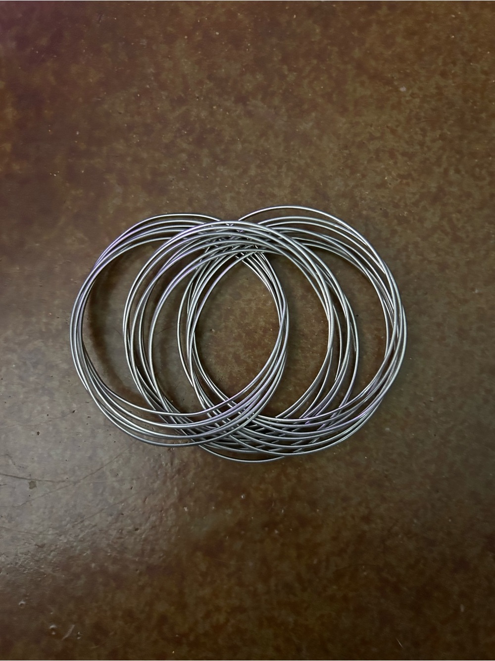 Silpada Silver Multi-Row Wire Bangle Set